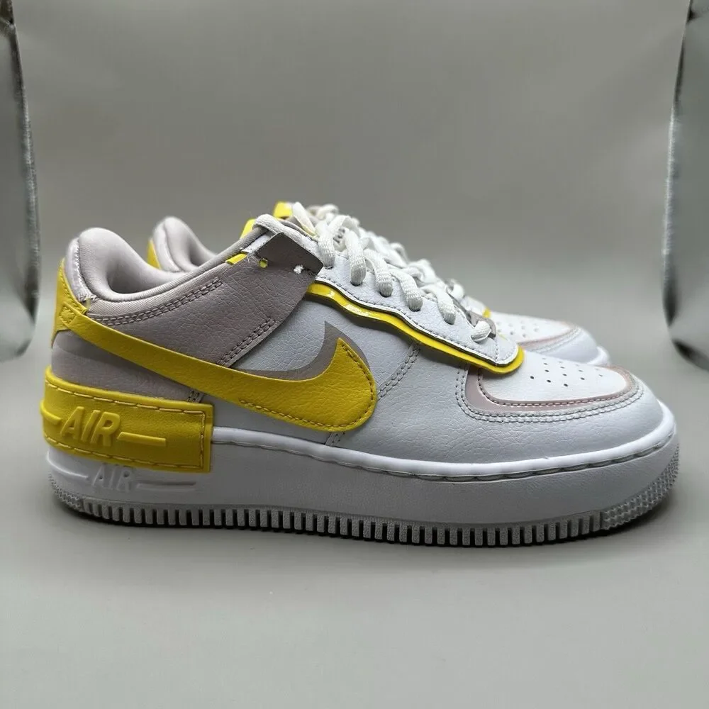 Nike Air Force 1 Low Shadow Women’s Size 7 US Sunshine Sneakers Shoes CJ1641-102